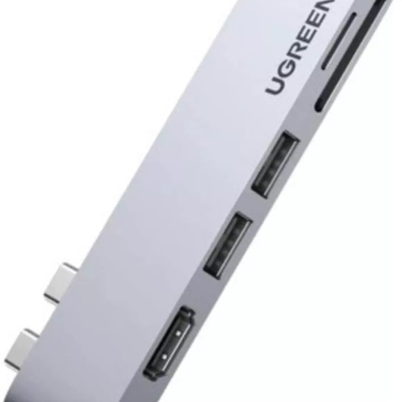 Ugreen 6 in1 Hub Usb-C Card Reader Compatible With Macbook Pro/Air IN Grey - Picture 8 of 8